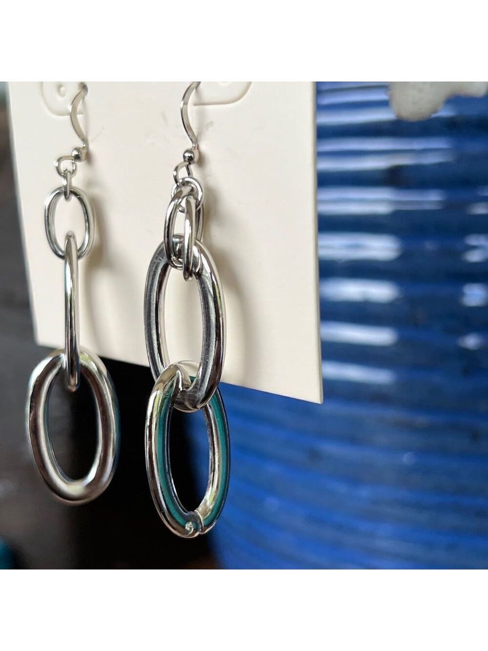 Silver Dangle Max Studio Earrings $16ea / 3 for $25 - Picture 5 of 7